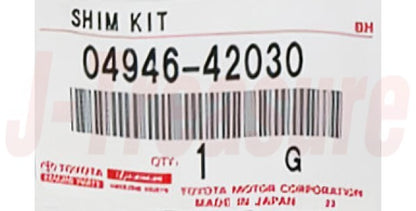 TOYOTA RAV4 ACA30 06-13 Genuine Rear Anti Squeal Disc Brake Shim Kit RH & LH OEM