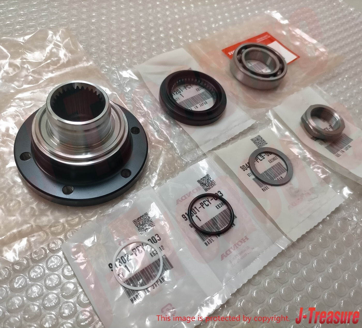HONDA S2000 00-03 Genuine Secondary Shaft Flange & Bearing & Oil Seal Set OEM