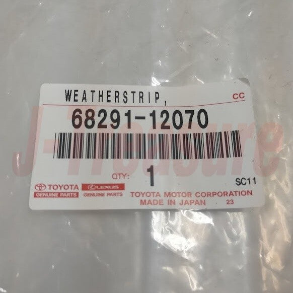 TOYOTA LEVIN TRUENO AE86 Genuine 3D Hatch Back Door Glass Weatherstrip Seal OEM
