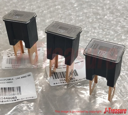 TOYOTA LEXUS Genuine Fuse Fpusible Link 90982-08203 9098208203 Set of 3 OEM