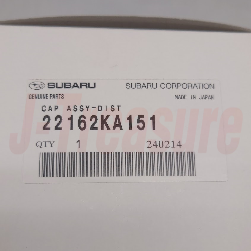 SUBARU SAMBAR KS4 KV4 1989-1991 Genuine Distributor Cap & Head Rotor Set OEM