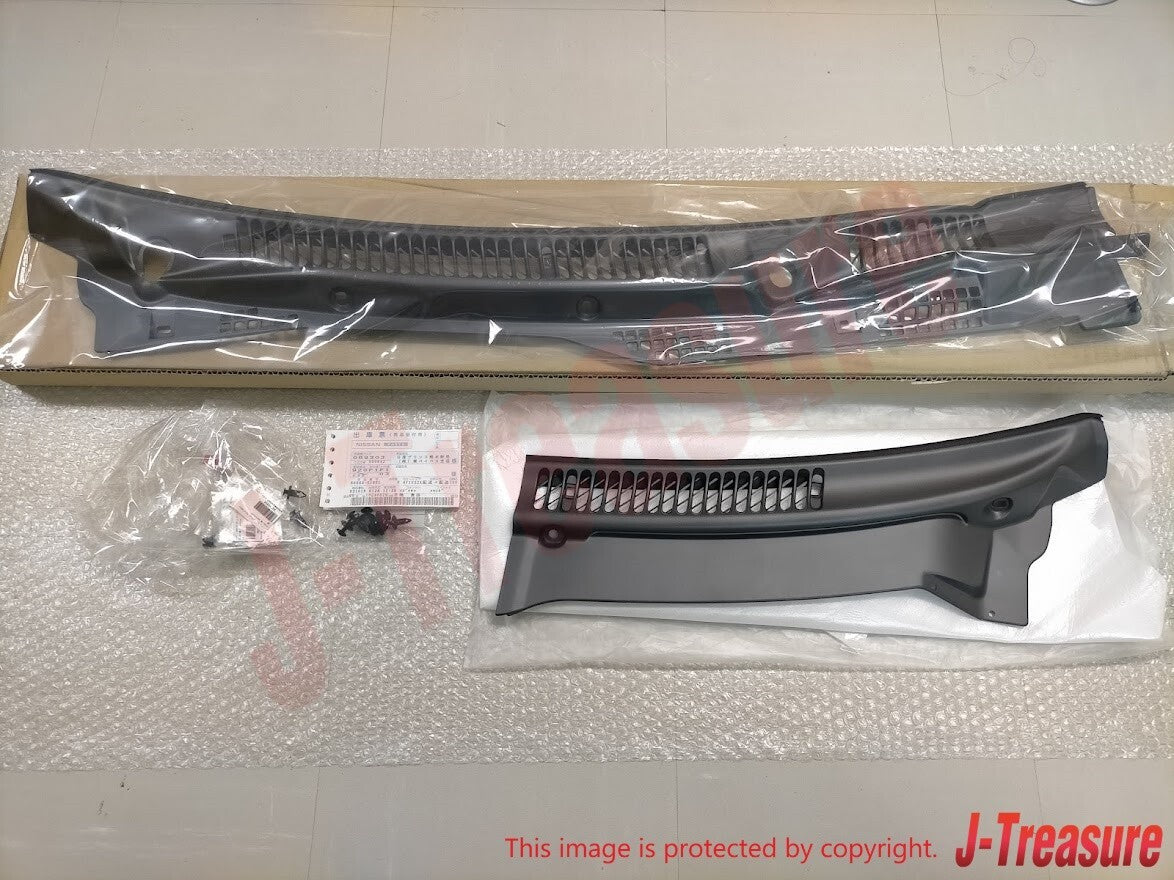 NISSAN FAIRLADY Z 300ZX Z32 RHD Genuine Cowl Top Grill Right Left & Clip Set OEM