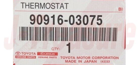 TOYOTA CAMRY VZV21 88-94 Genuine Thermostat & Gasket 90916-03075 16325-62010 OEM