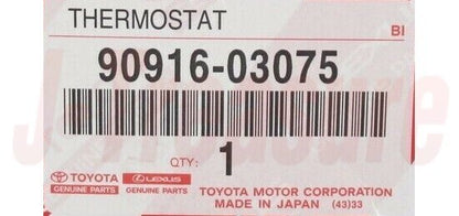 TOYOTA CAMRY VZV21 88-94 Genuine Thermostat & Gasket 90916-03075 16325-62010 OEM
