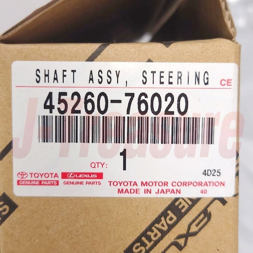 LEXUS CT200h ZWA10 11-17 Genuine Steering Intermediate Shaft Assy 45260-76020