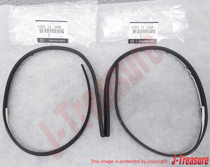 MAZDA RX-7 RX7 FC3S Genuine Rear Tail Light Lamp Weather Strips Right & Left OEM