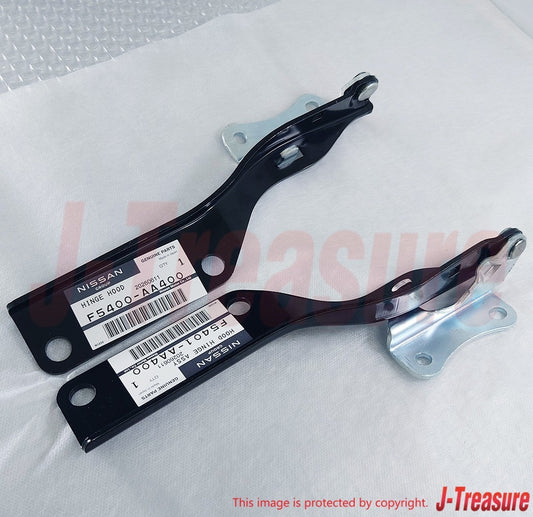 NISSAN SKYLINE GT-R R34 BNR34 Genuine Bonnet Hood Hinge Right & Left Set OEM