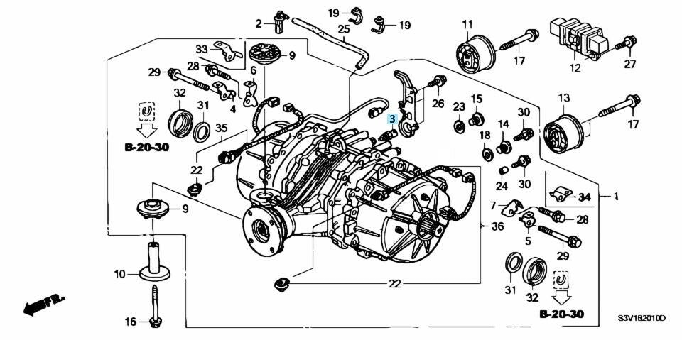 HONDA PILOT 03-15 RIDGELINE 06-14 Genuine Oil Temperature Sensor 48160PGJ003 OEM
