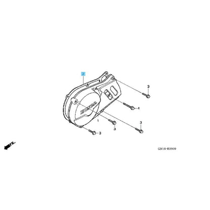 HONDA XR80R 90-91 93-03 Genuine Crankcase Cover Gasket  LH 11394-KN4-752 OEM