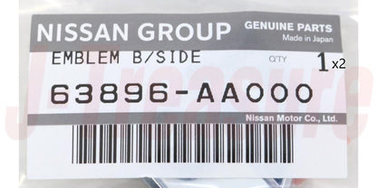NISSAN SKYLINE HR34 Genuine Front Side Emblem RH & LH 63896-AA000 x2 set RHD