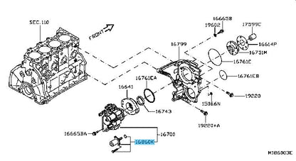 NISSAN PATHFINDER R51M 2007-2011 Genuine Regulating Valve Kit A6860-AW42B OEM