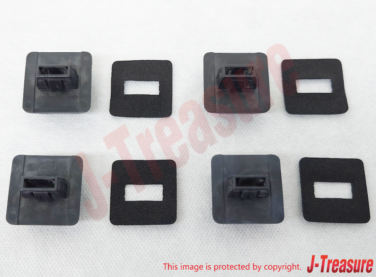 SUBARU SAMBAR KS3 91-99 Genuine Front Bumper Clip bracket 57750TA040 OEM x4 set