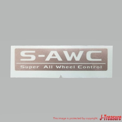 MITSUBISHI ECLIPSECROSS GK# 2018-2023 Genuine Rear Decal "S-AWC" 7415A396 OEM