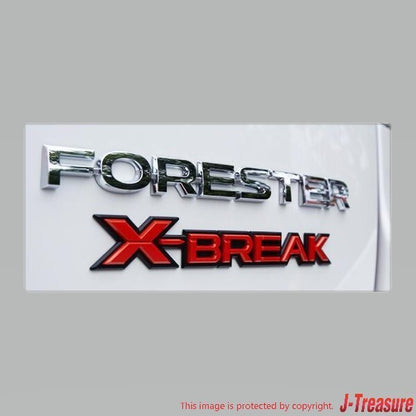 SUBARU FORESTER SK 2019- Genuine Rear Emblem "FORESTER" "X-BREAK" 93079-SJ080