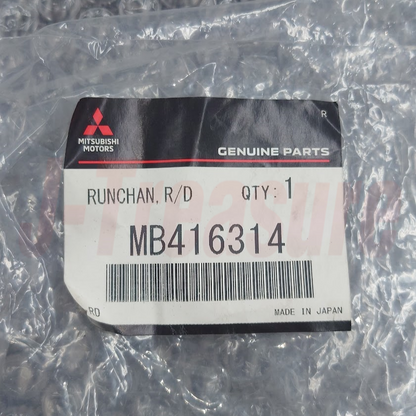 MITSUBISHI DELICA P0#W Genuine Rear Door Window Glass Runchannel RH & LH Set OEM