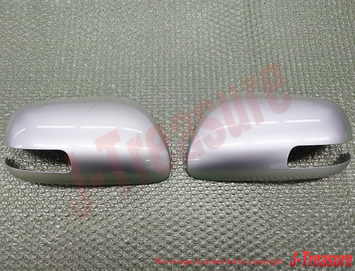 TOYOTA VITZ YARIS SCION xD Genuine Outer Mirror Cover Silver Right Left Set OEM