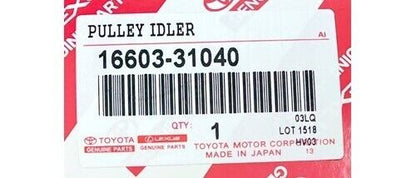 TOYOTA TACOMA GRN2## 07-09 Genuine Drive Belt Idler Pulley No.1 16603-31040 OEM