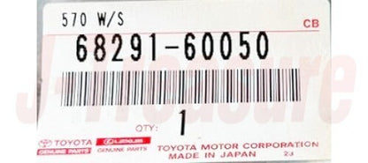 TOYOTA LAND CRUISER FJ80 91-97 Genuine Quarter Window(x2) & B/Door Glass W/S Set