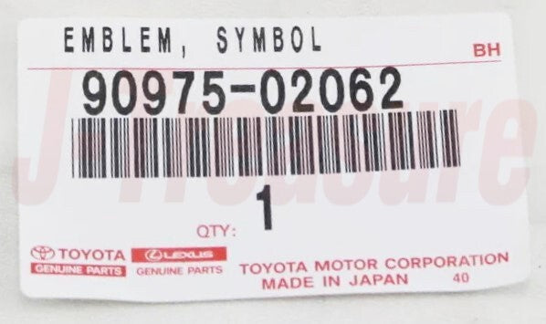 TOYOTA COROLLA ZZE121 Genuine Back Door Symbol Emblem 90975-02062 OEM