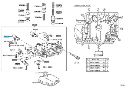 TOYOTA RAV4 ACA3# 06-12 Genuine Clutch Control Solenoid Assy 35210-33050 OEM