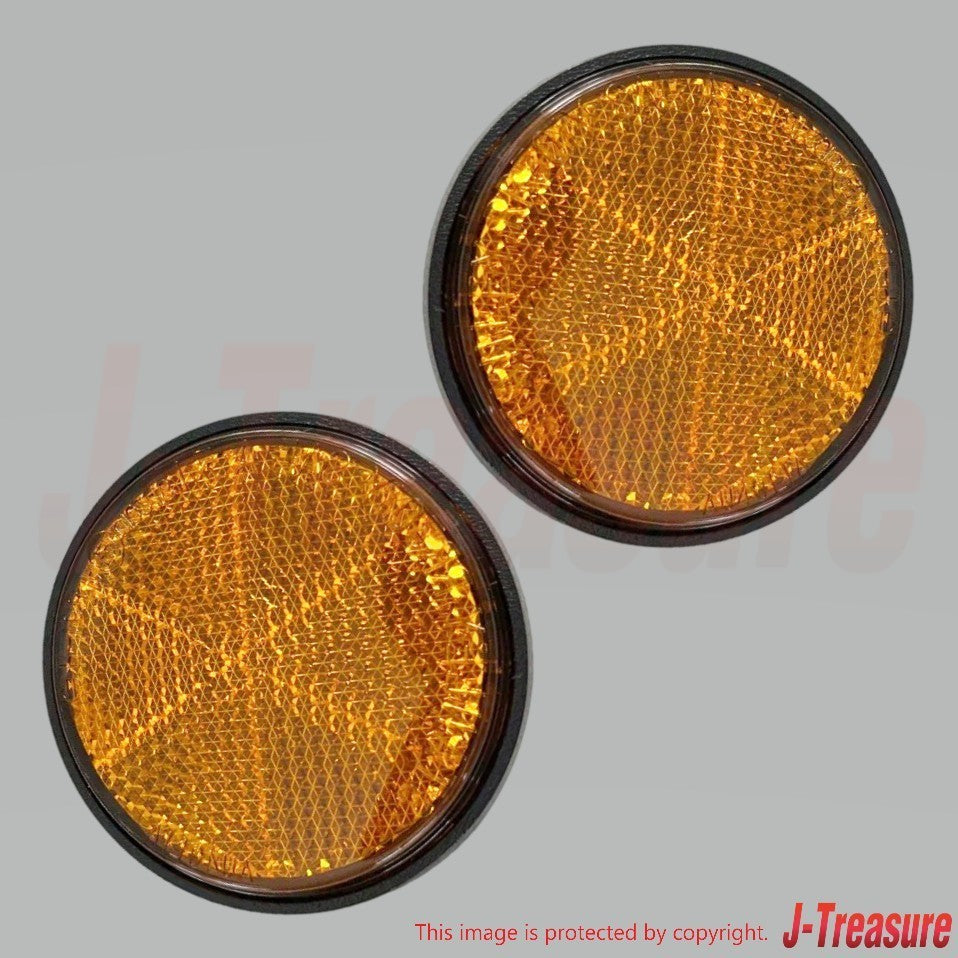 HONDA CB750F SUPER SPORT 1979-1982 Genuine Front Reflector Reflex x2 Set OEM