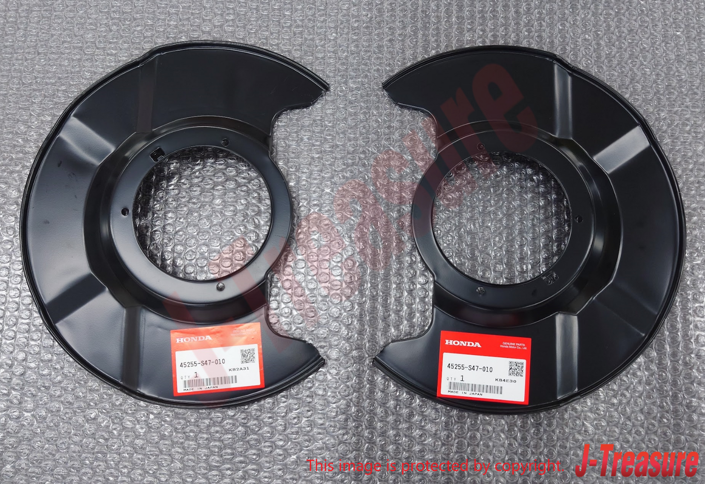 HONDA CR-V RD1 RD2 1997-2001 Genuine Front Splash Guard 45255-S47-010 x2 Set OEM
