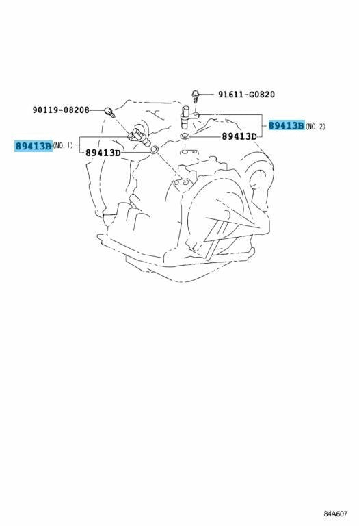 TOYOTA RAV4 GSA3# 2006-2012 Genuine Vehicle Speed Sensor 89413-48010 OEM