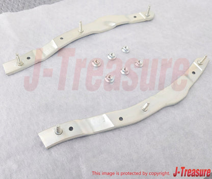 MAZDA RX-7 FC3C FC3S 86-91 Genuine Front Bumper Set Plate NO.3 RH & LH & Nut Set