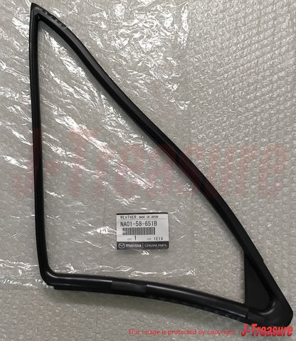 MAZDA MIATA MX-5 NA NB 1990-2005 Genuine Front Door Glass Weatherstrip  Set OEM