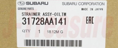 SUBARU XV CROSSTREK GP7 2013-2014  Genuine A/T Oil Strainer Assy 31728AA141 OEM