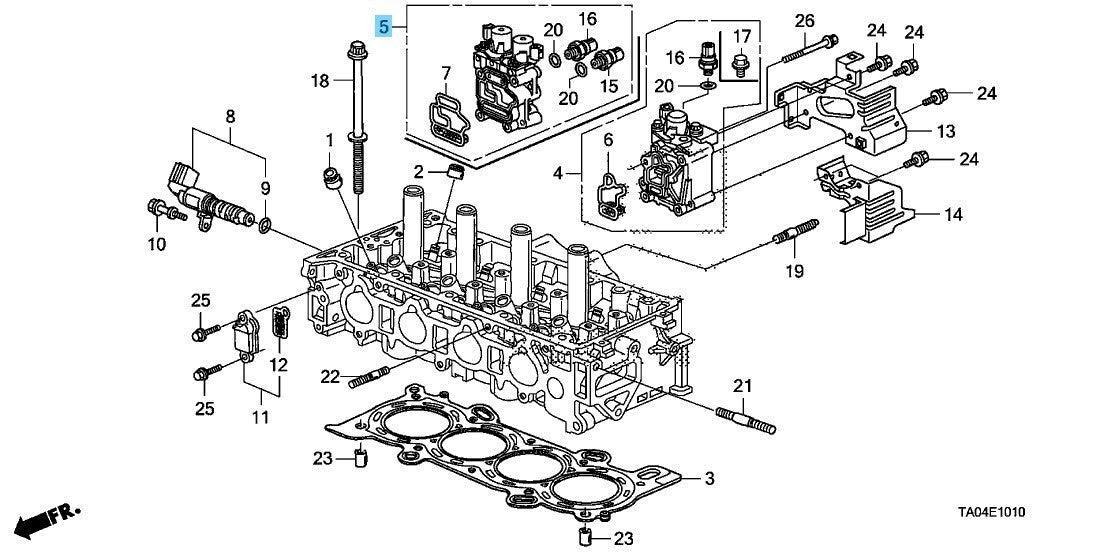 HONDA ACCORD 08-12 Genuine Valve Control Spool Valve Subassy 15811-R41-L01 OEM