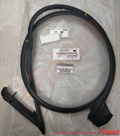 NISSAN 240SX SILVIA S13 89-94 Genuine Door Weatherstrip Seal Right Left Set OEM