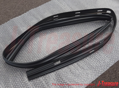 MITSUBISHI DELICA P0#W Genuine Rear Door Window Glass Runchannel RH & LH Set OEM
