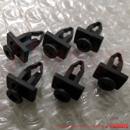 NISSAN FAIRLADY Z 300ZX Z32 Genuine Cowl Top Grill Clip 66814-01A00 6pcs Set OEM