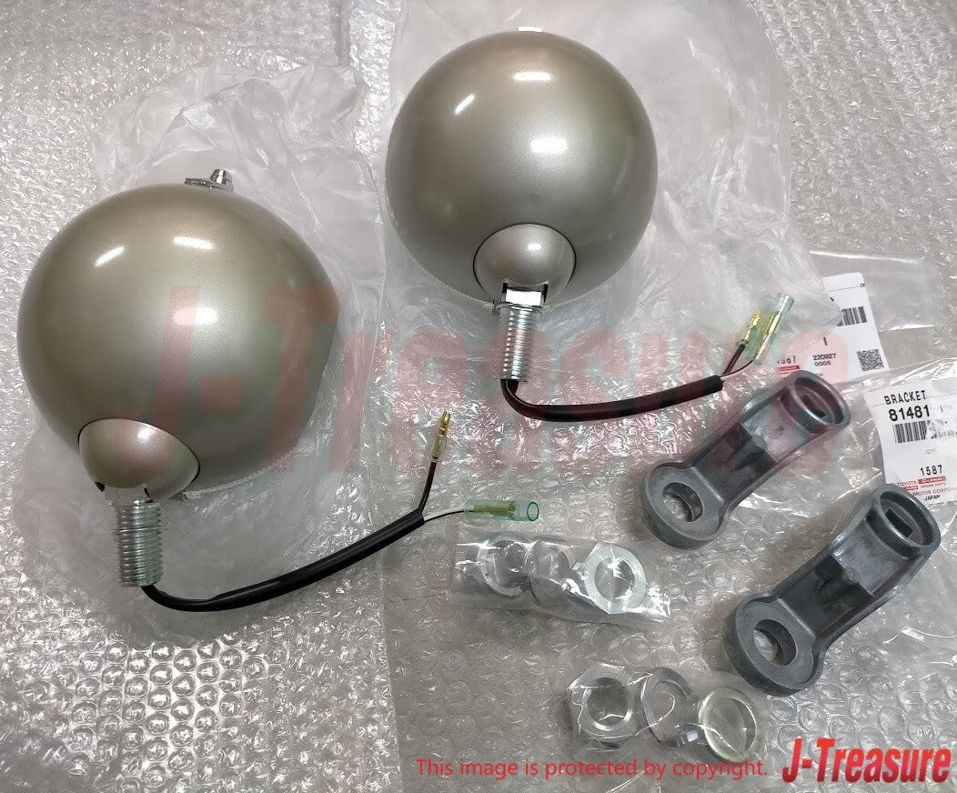TOYOTA LAND CRUISER 40 Series Genuine Fog Lamp & Bracket Right & Left Set OEM