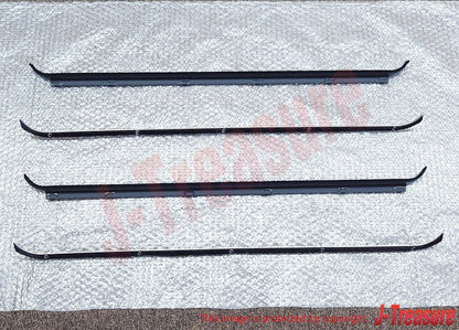 TOYOTA LAND CRUISER FJ40 81-83 Genuine Fr/Door Glass W/Strip Inner & Outer Set