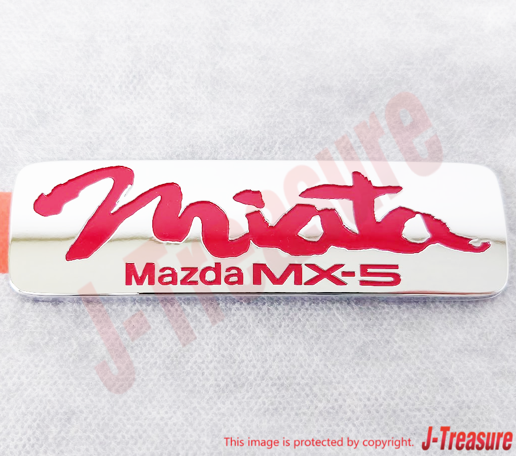 MAZDA MX-5 MIATA NA8C 1990-1997 Genuine Rear Emblem "Miata" Red Letters OEM