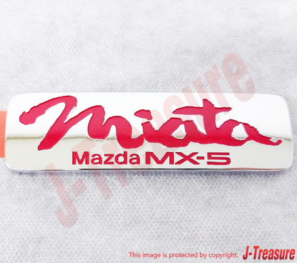 MAZDA MX-5 MIATA NA8C 1990-1997 Genuine Rear Emblem "Miata" Red Letters OEM