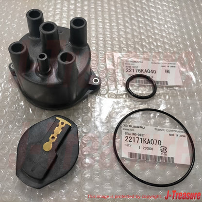 SUBARU SAMBAR KS3 KV3 Genuine Distributor Cap Rotor Head O-ring 4pces Set OEM