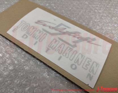 MITSUBISHI EVO VI Genuine Rear "TOMMI MAKINEN EDITION" Decal 6.5 MR557511 OEM