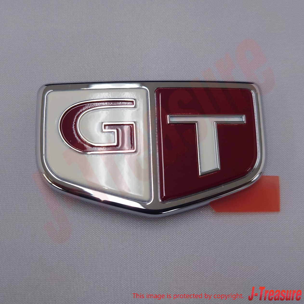 NISSAN SKYLINE R33 93-98 Genuine Front Fender Emblem Red "GT" 63896-15U00 x2 Set