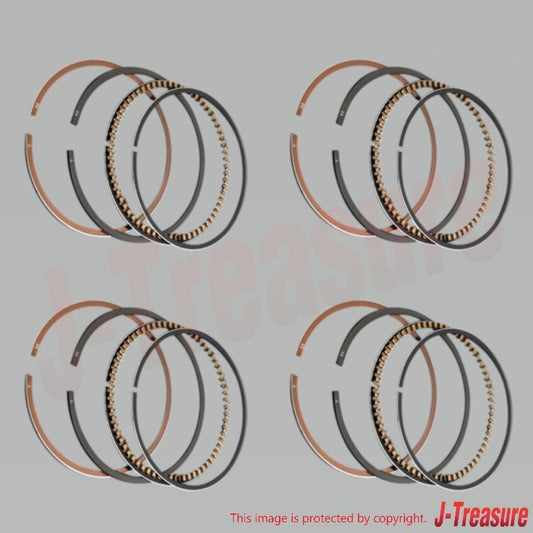 KAWASAKI NINJA ZX-10R ZX1000 04-10 Genuine Piston Ring Set 13008-0005 x4 Set OEM