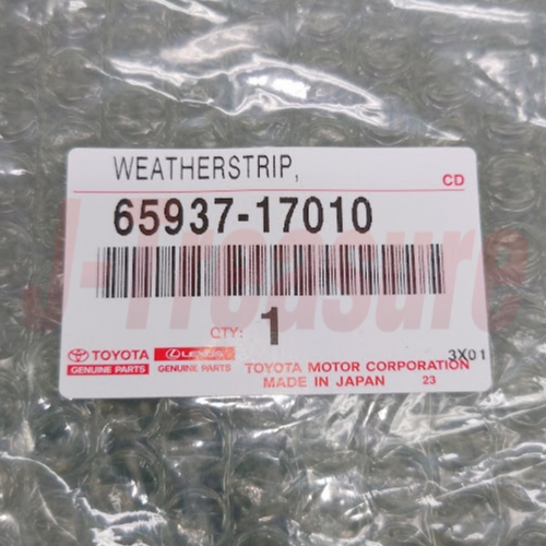TOYOTA MR2 SPYDER ZZW30 00-05 Genuine Tarpaulin Rear Rail W/strip RH & LH Set