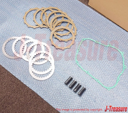 HONDA XR650L '93-25 Genuine Clutch Plate Set & W/Crankcase Cover Gasket OEM