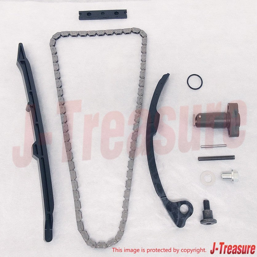KAWASAKI KX250F 2017-2018 Genuine Tensioner & Guide & Chain & Bolt Set OEM