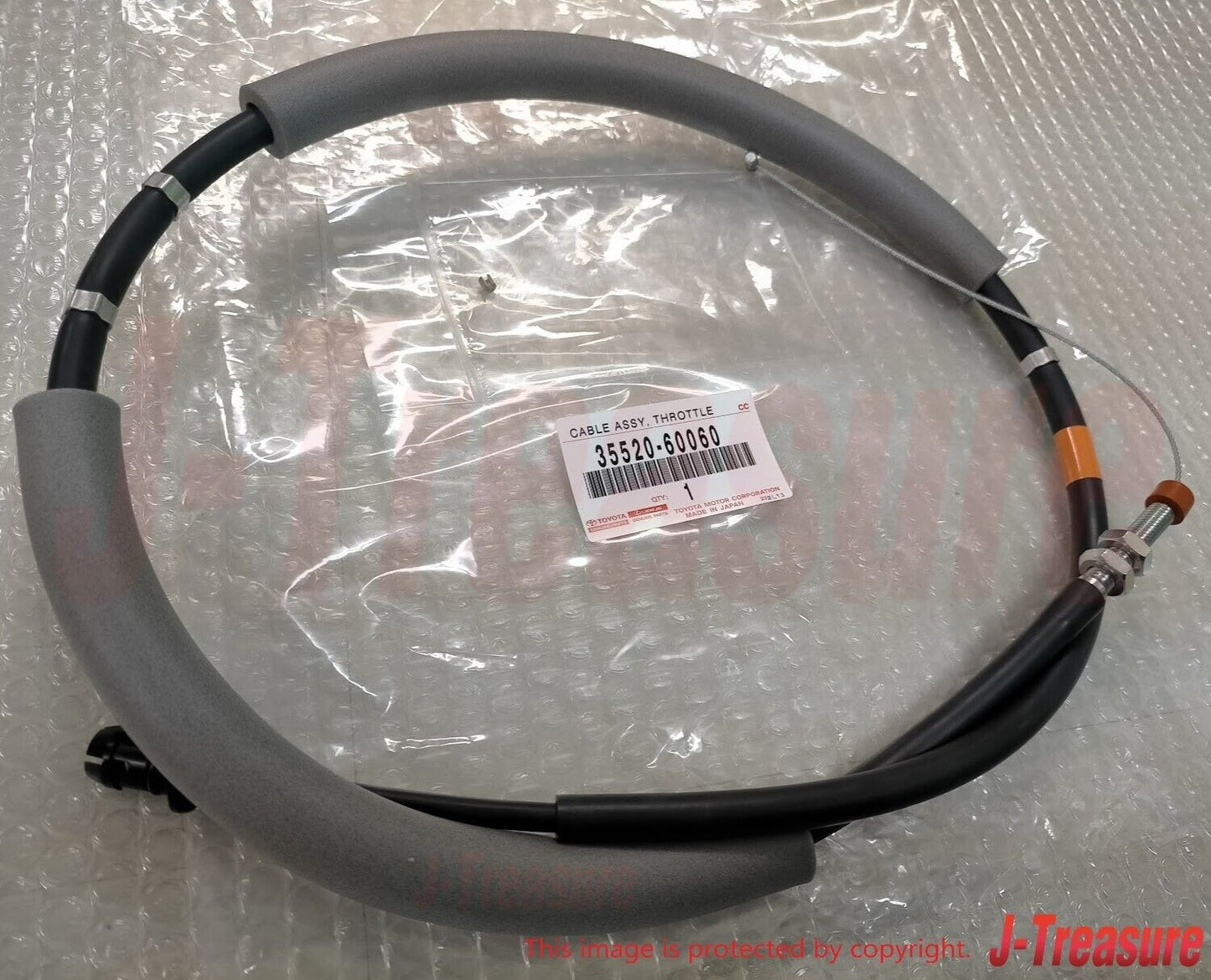 TOYOTA LAND CRUISER HZJ73 Genuine Throttle Accelerator Cable 35520-60060 OEM