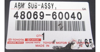 TOYOTA 4RUNNER GRN28# 10-22 Genuine Front Suspension Lower Arm LH 48069-60040