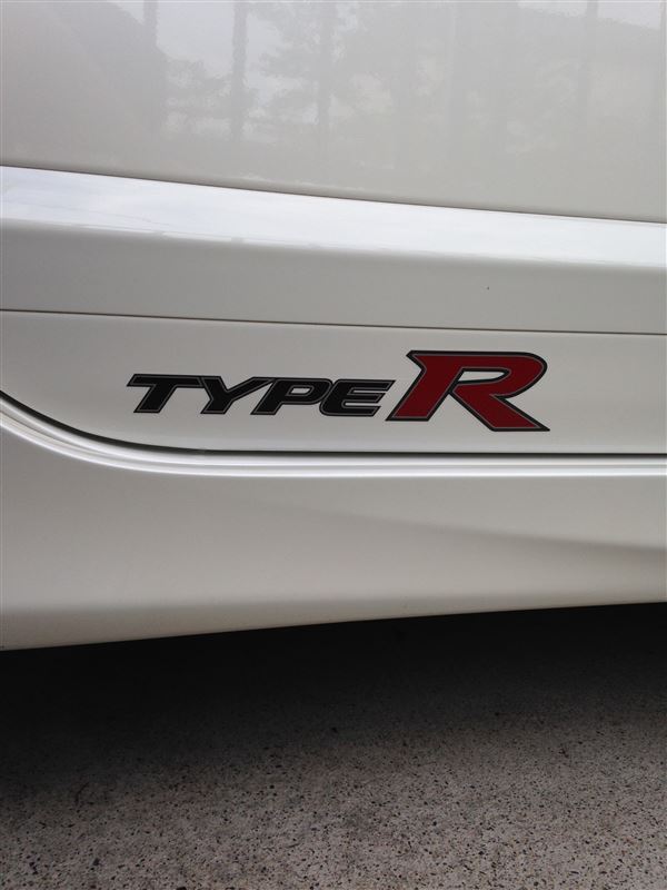HONDA CIVIC TYPE-R FD2 FK8 Genuine Side Sricker Decal x2 Set 08F30-SNW-000A OEM