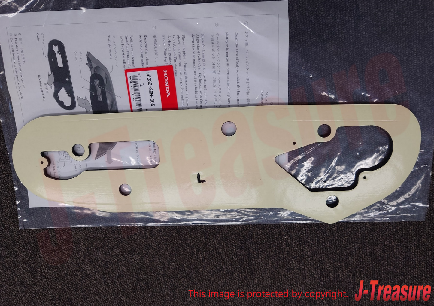 HONDA INTEGRA ACURA RSX DC5 2005-2006  Genuine Taillight Gaskets RH & LH Set OEM