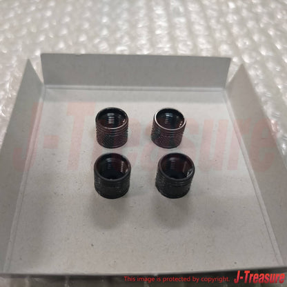 SUBARU BRZ ZD8 2021- Genuine STI Wheel Valve Cap Set Black ST28102Z2000 OEM